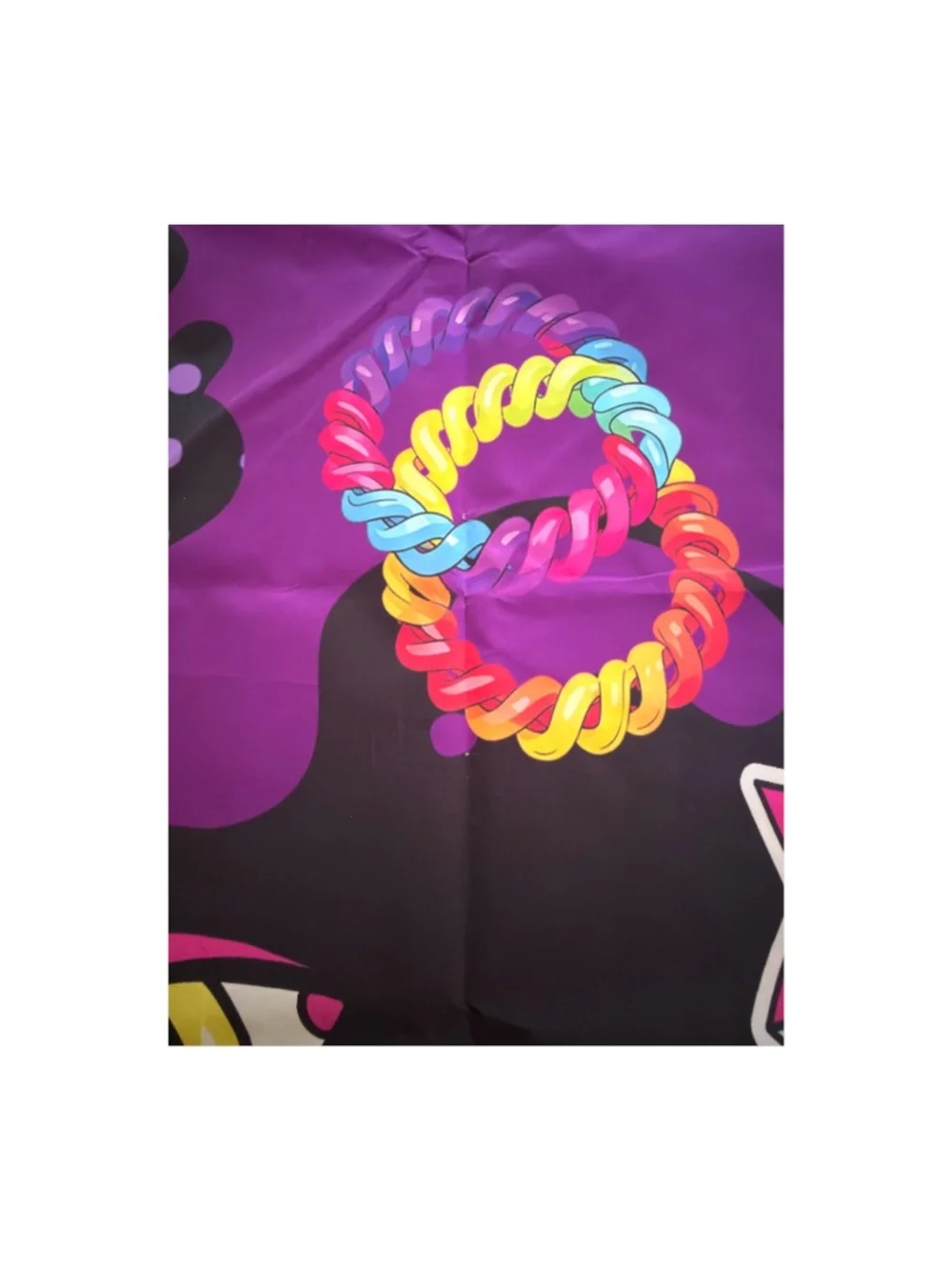 80s 90s Party Decorations 9pc Photo Booth Props + 7x5ft Backdrop New
